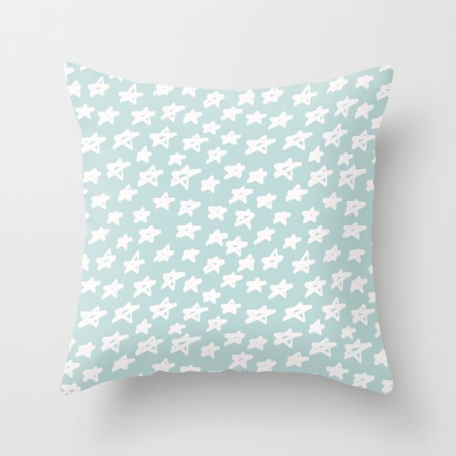 Super Hot Hipster Light Blue Green Mint Cushion Cases Modern Geometry Print Boho Decorative Pillowcase Sofa Couch Throw Pillows-Dollar Bargains Online Shopping Australia