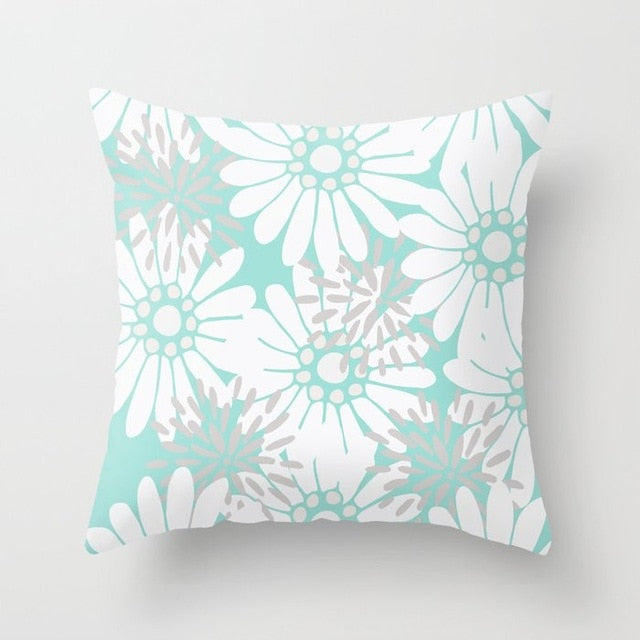 Super Hot Hipster Light Blue Green Mint Cushion Cases Modern Geometry Print Boho Decorative Pillowcase Sofa Couch Throw Pillows-Dollar Bargains Online Shopping Australia