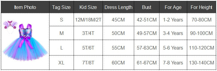 Girls Mermaid Dress Kids Birthday Party Dresses Little Mermaid Princess Costumes for Halloween Christmas Dress Up Clothes Outfit-Dollar Bargains Online Shopping Australia