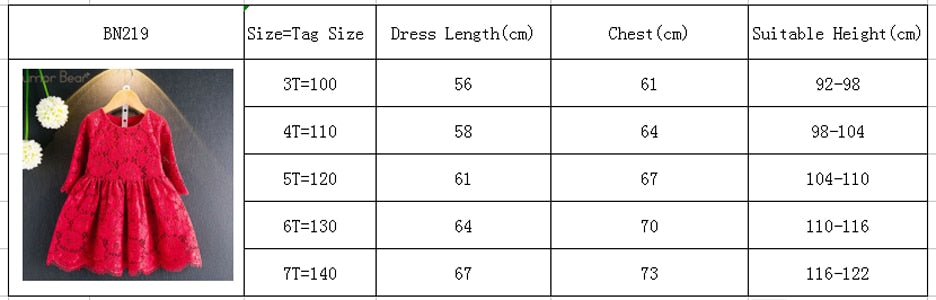 Girls Dress New Spring Casual Long Sleeves lace Mesh Kids Dresses For Girl Autumn Clothing Princess Party Dress-Dollar Bargains Online Shopping Australia