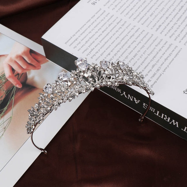 Vintage Headwear Crystal Crown Elegant Hairband Tiara Bridal Party Jewelry Wedding Hair Accessories-Dollar Bargains Online Shopping Australia