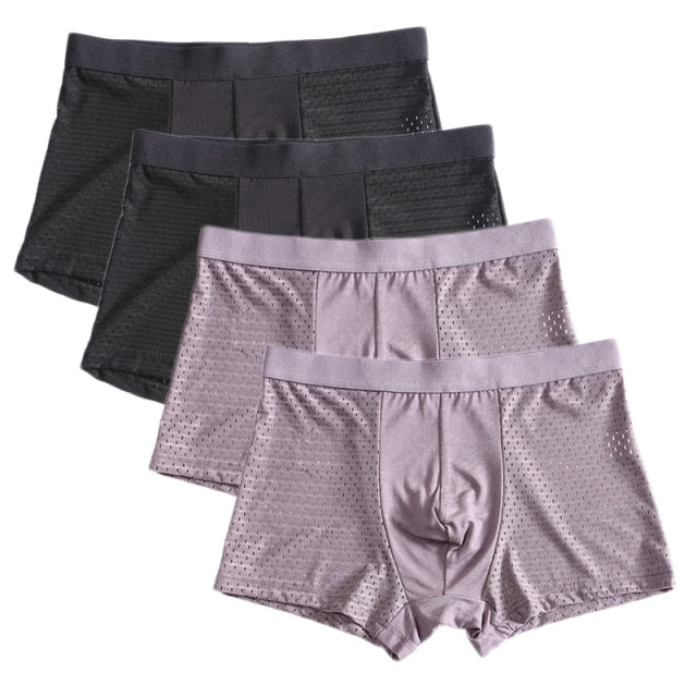 4pcs/lot Bamboo Fiber Boxer Pantie Underpant plus size shorts breathable underwear-Dollar Bargains Online Shopping Australia