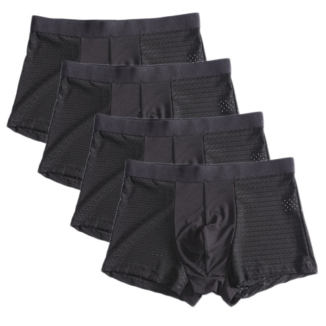 4pcs/lot Bamboo Fiber Boxer Pantie Underpant plus size shorts breathable underwear-Dollar Bargains Online Shopping Australia