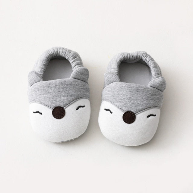 Newborn Cartoons Baby Socks Shoes Boy Girl Star Toddler First Walkers Booties Cotton Comfort Soft Anti-slip Warm Infant Shoes-Dollar Bargains Online Shopping Australia