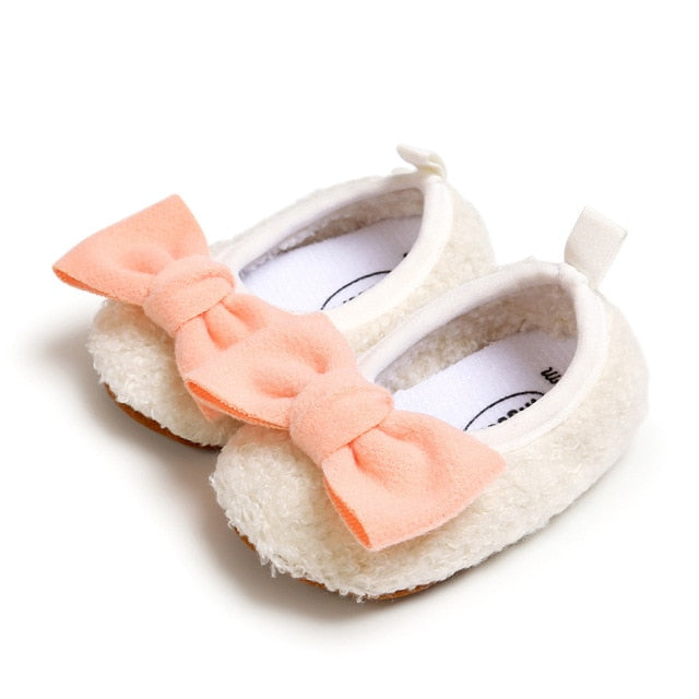 Baby Girls Cotton Shoes Retro Spring Autumn Toddlers Prewalkers Cotton Shoes Infant Soft Bottom First Walkers 0-18M-Dollar Bargains Online Shopping Australia