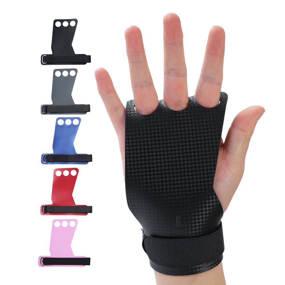 Gym Hand Rig Carbon Gymnastics Hand Grips Weightlifting Workout Gym Gloves Palm Pro