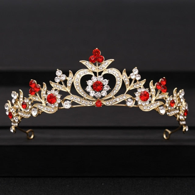 Wedding Crown Hair Jewelry Bridal Hair Accessories Women Baroque Crown Rhinestones Crystal Tiaras Bride QueenParty Crowns Gift-Dollar Bargains Online Shopping Australia