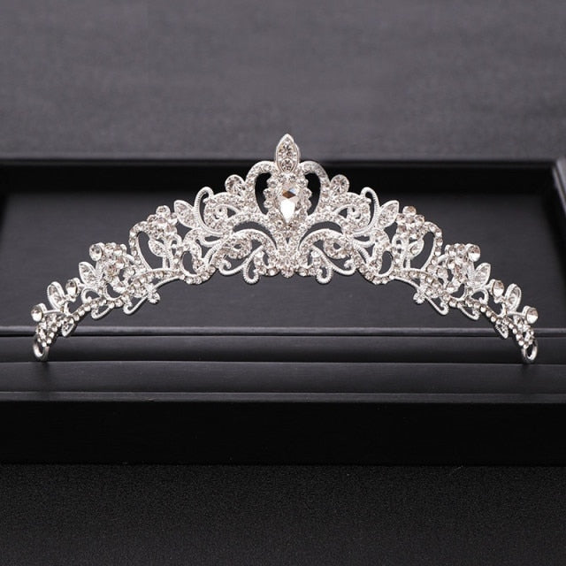 Wedding Crown Hair Jewelry Bridal Hair Accessories Women Baroque Crown Rhinestones Crystal Tiaras Bride QueenParty Crowns Gift-Dollar Bargains Online Shopping Australia