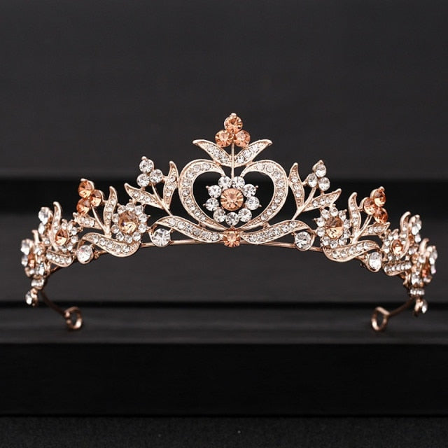 Wedding Crown Hair Jewelry Bridal Hair Accessories Women Baroque Crown Rhinestones Crystal Tiaras Bride QueenParty Crowns Gift-Dollar Bargains Online Shopping Australia