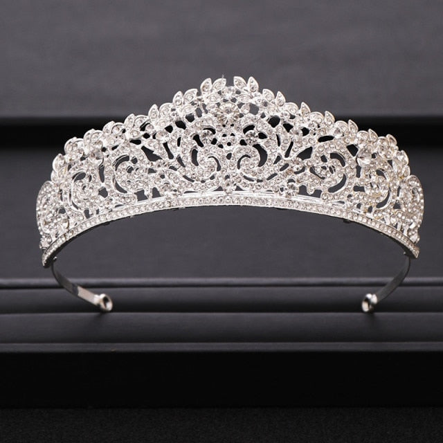 Wedding Crown Hair Jewelry Bridal Hair Accessories Women Baroque Crown Rhinestones Crystal Tiaras Bride QueenParty Crowns Gift-Dollar Bargains Online Shopping Australia