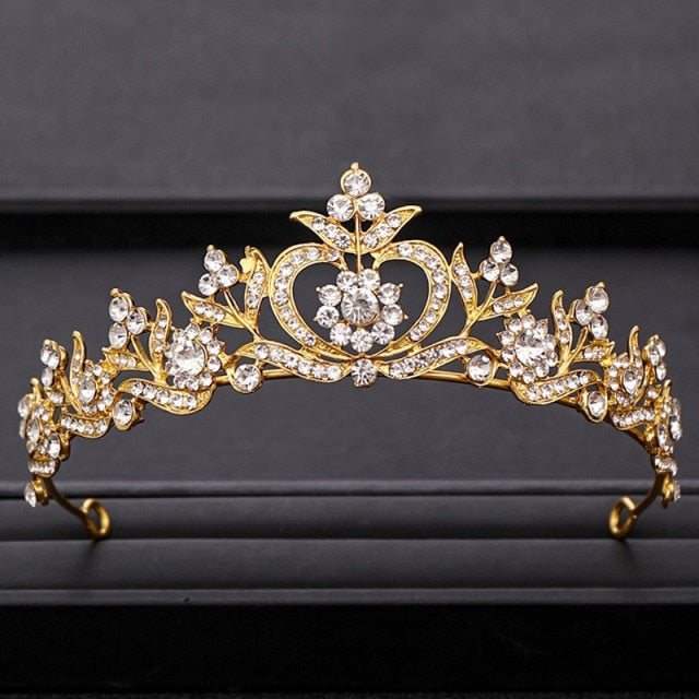 Wedding Crown Hair Jewelry Bridal Hair Accessories Women Baroque Crown Rhinestones Crystal Tiaras Bride QueenParty Crowns Gift-Dollar Bargains Online Shopping Australia