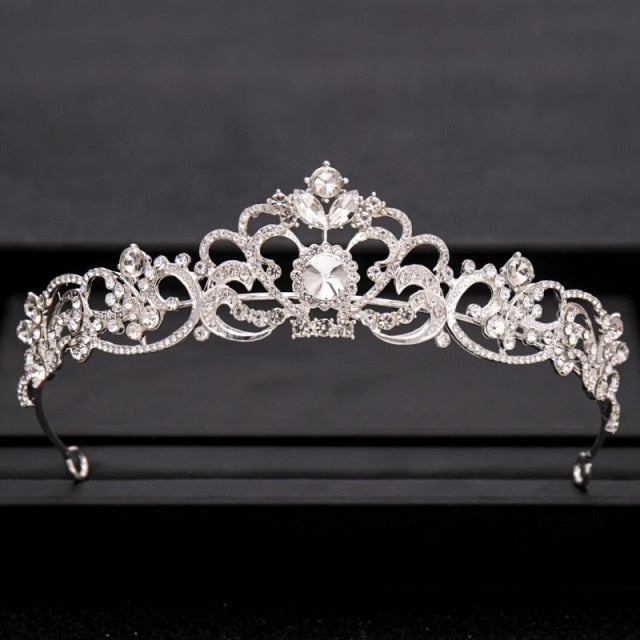 Wedding Crown Hair Jewelry Bridal Hair Accessories Women Baroque Crown Rhinestones Crystal Tiaras Bride QueenParty Crowns Gift-Dollar Bargains Online Shopping Australia