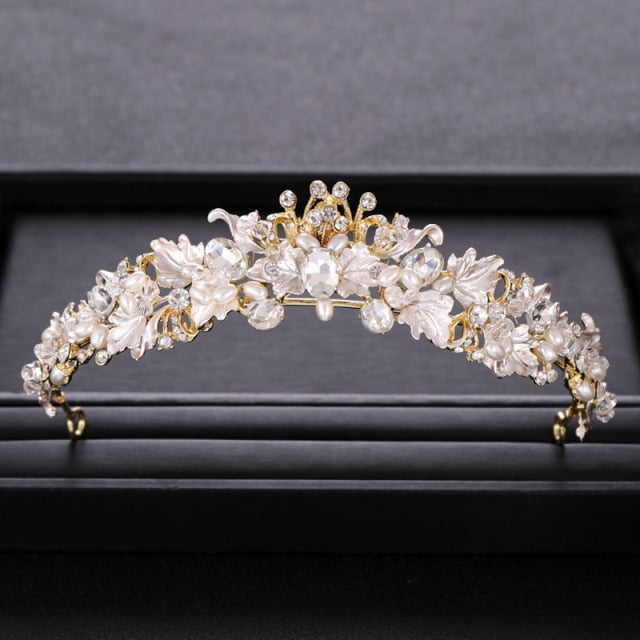 Wedding Crown Hair Jewelry Bridal Hair Accessories Women Baroque Crown Rhinestones Crystal Tiaras Bride QueenParty Crowns Gift-Dollar Bargains Online Shopping Australia