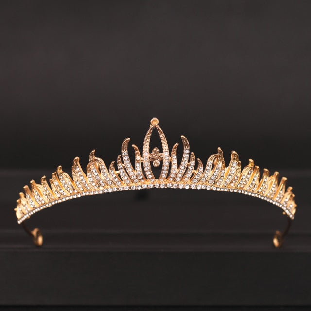 Wedding Crown Hair Jewelry Bridal Hair Accessories Women Baroque Crown Rhinestones Crystal Tiaras Bride QueenParty Crowns Gift-Dollar Bargains Online Shopping Australia