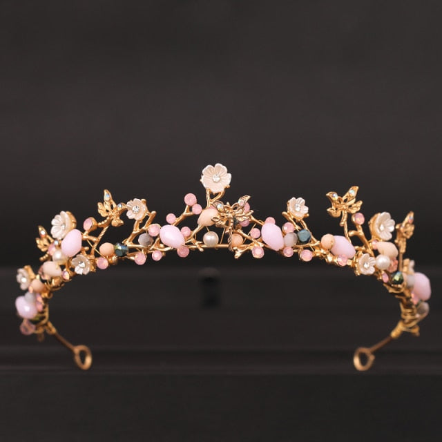 Wedding Crown Hair Jewelry Bridal Hair Accessories Women Baroque Crown Rhinestones Crystal Tiaras Bride QueenParty Crowns Gift-Dollar Bargains Online Shopping Australia