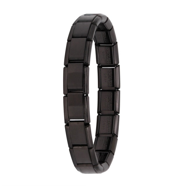 Jewelry 9mm Width Elastic Charm Bracelet Fashion Stainless Steel Bangle-Dollar Bargains Online Shopping Australia