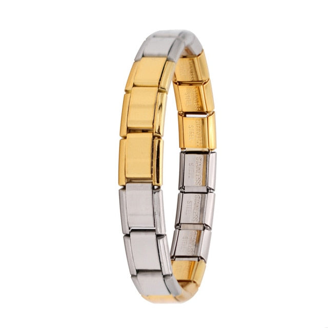 Jewelry 9mm Width Elastic Charm Bracelet Fashion Stainless Steel Bangle-Dollar Bargains Online Shopping Australia