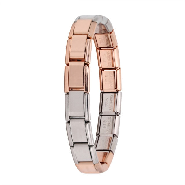 Jewelry 9mm Width Elastic Charm Bracelet Fashion Stainless Steel Bangle-Dollar Bargains Online Shopping Australia