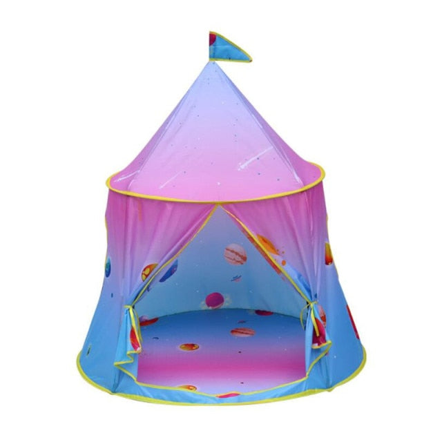 1.3M Portable Tent Wigwam Folding Kids Tents Tipi Baby Play House Large Girls Pink Princess Castle Child Room Decor-Dollar Bargains Online Shopping Australia