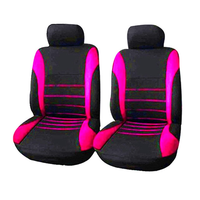 Auto Parts Car Seat Cover Polyester Fabric 2/4/9 Piece Set Four Season Universal Front/Rear Car Seat Cushion-Dollar Bargains Online Shopping Australia