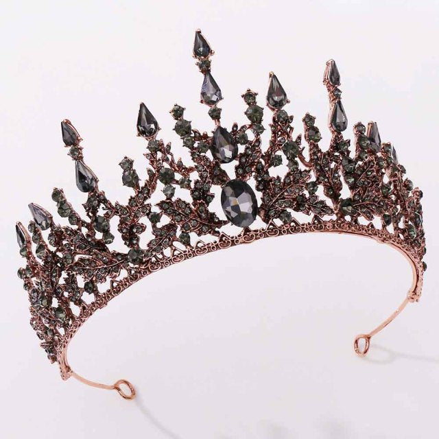 Baroque Headbands Crystal Tiaras Crowns Bride Headpieces Bridal Wedding Party Hair Jewelry for Women-Dollar Bargains Online Shopping Australia