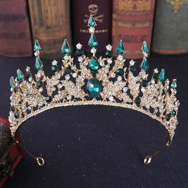 Baroque Headbands Crystal Tiaras Crowns Bride Headpieces Bridal Wedding Party Hair Jewelry for Women-Dollar Bargains Online Shopping Australia