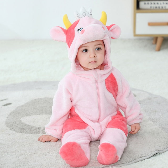 Infant Toddler Rabbit Dog Lion Tiger Dinosaur Costumes Baby Boys Girls Kigurumi Cartoon Animal Onesies Romper Halloween-Dollar Bargains Online Shopping Australia