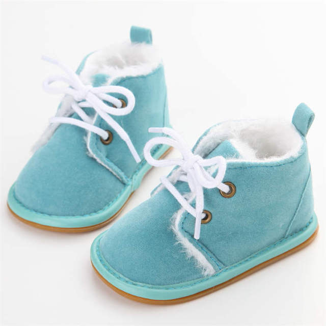 New Snow Baby Booties Shoes Baby Boy Girl Shoes Crib Shoes Winter Warm Cotton Anti-slip Sole Newborn Toddler First Walkers Shoes-Dollar Bargains Online Shopping Australia