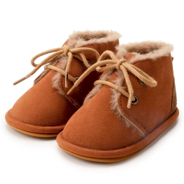 New Snow Baby Booties Shoes Baby Boy Girl Shoes Crib Shoes Winter Warm Cotton Anti-slip Sole Newborn Toddler First Walkers Shoes-Dollar Bargains Online Shopping Australia