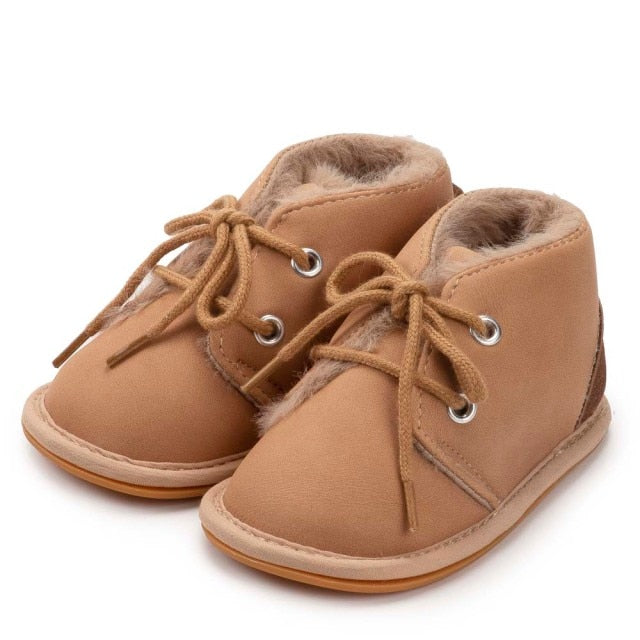 New Snow Baby Booties Shoes Baby Boy Girl Shoes Crib Shoes Winter Warm Cotton Anti-slip Sole Newborn Toddler First Walkers Shoes-Dollar Bargains Online Shopping Australia