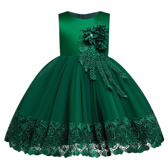 Kids Tutu Birthday Princess Party Dress for Girls Infant Lace Children Bridesmaid Elegant Dress for Girl baby Girls Clothes-Dollar Bargains Online Shopping Australia