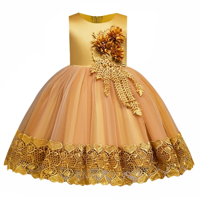 Kids Tutu Birthday Princess Party Dress for Girls Infant Lace Children Bridesmaid Elegant Dress for Girl baby Girls Clothes-Dollar Bargains Online Shopping Australia