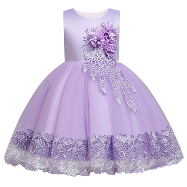 Kids Tutu Birthday Princess Party Dress for Girls Infant Lace Children Bridesmaid Elegant Dress for Girl baby Girls Clothes-Dollar Bargains Online Shopping Australia