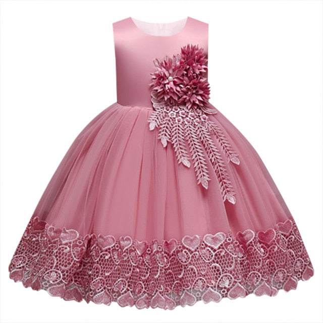 Kids Tutu Birthday Princess Party Dress for Girls Infant Lace Children Bridesmaid Elegant Dress for Girl baby Girls Clothes-Dollar Bargains Online Shopping Australia