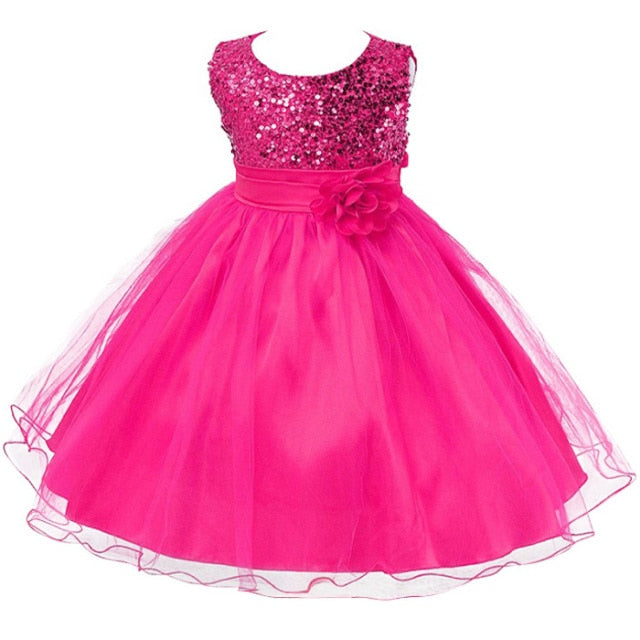 Kids Tutu Birthday Princess Party Dress for Girls Infant Lace Children Bridesmaid Elegant Dress for Girl baby Girls Clothes-Dollar Bargains Online Shopping Australia