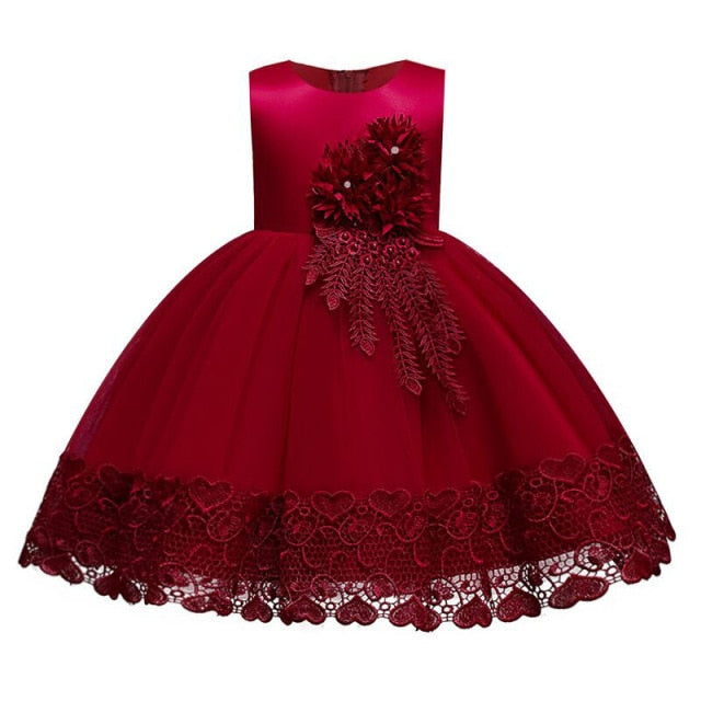 Kids Tutu Birthday Princess Party Dress for Girls Infant Lace Children Bridesmaid Elegant Dress for Girl baby Girls Clothes-Dollar Bargains Online Shopping Australia