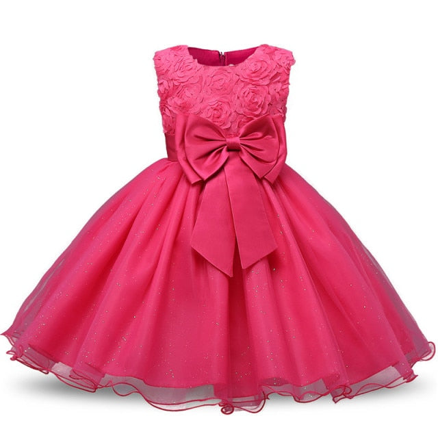 Princess Dress Flower Girl Dress Tutu Wedding Birthday Party Kids Dresses For Girls Christmas Costume Toddler Child Prom Designs-Dollar Bargains Online Shopping Australia