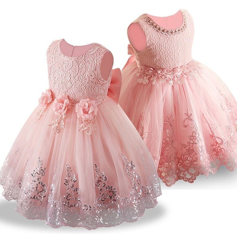 Elegant Princess Dress Infant Christmas Costume Baby Kids Dresses For Girl Baby Wedding Party Vestidos-Dollar Bargains Online Shopping Australia