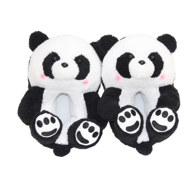 Teddy Bear women plush slippers Cartoon Cute Bear House Slipper Furry Faux Fur Slides Woman Furry Flip Flop Shoes-Dollar Bargains Online Shopping Australia