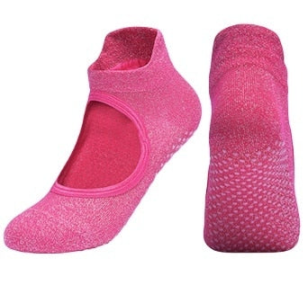 Bandage Yoga Socks Anti-Slip Quick-Dry Damping Pilates Ballet Socks Good Grip For Women Cotton Socks-Dollar Bargains Online Shopping Australia