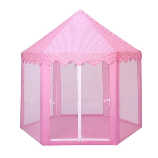1.3M Portable Tent Wigwam Folding Kids Tents Tipi Baby Play House Large Girls Pink Princess Castle Child Room Decor-Dollar Bargains Online Shopping Australia