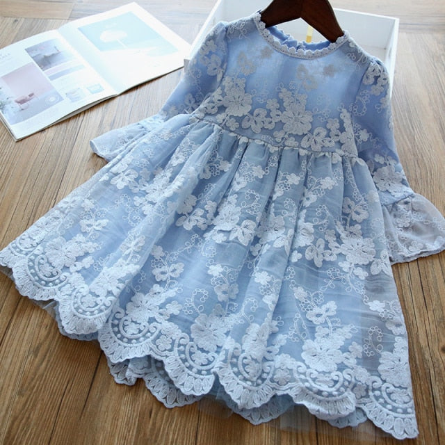 Girls Clothes Princess Party Dress Backless Lace Tutu Layered Dress Elegant Ceremony Teenage Costume-Dollar Bargains Online Shopping Australia