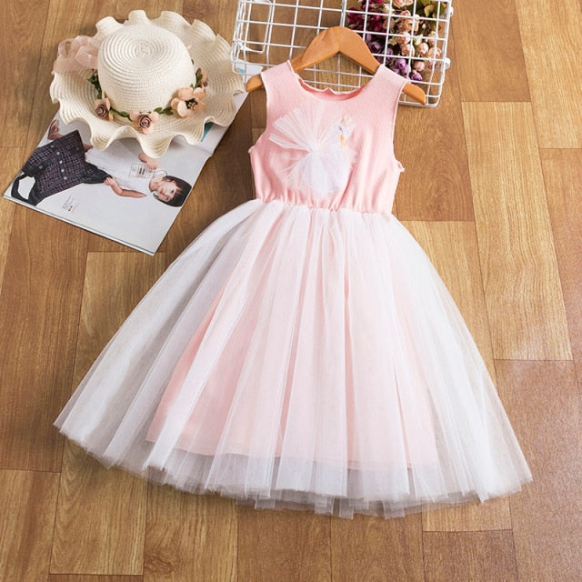 Girls Lace Tulle Ball Design Baby Girl Dress Party Dress Infant Dresses for toddler girl-Dollar Bargains Online Shopping Australia