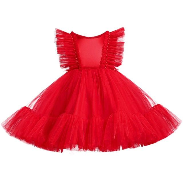 Kids Tutu Birthday Princess Party Dress for Girls Infant Lace Children Bridesmaid Elegant Dress for Girl baby Girls Clothes-Dollar Bargains Online Shopping Australia