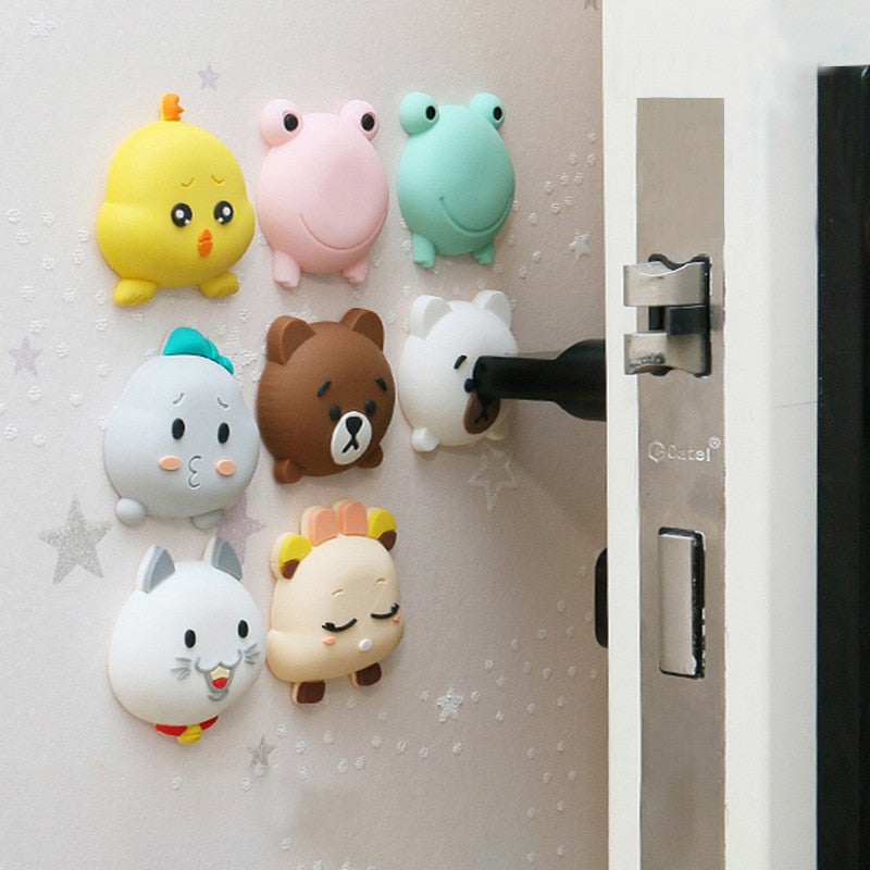 Wall Sticker Door Stopper Doorknob Rubber Fender Lock Protective Pad Crash Pad Wall Door Decoration Protector Supply-Dollar Bargains Online Shopping Australia