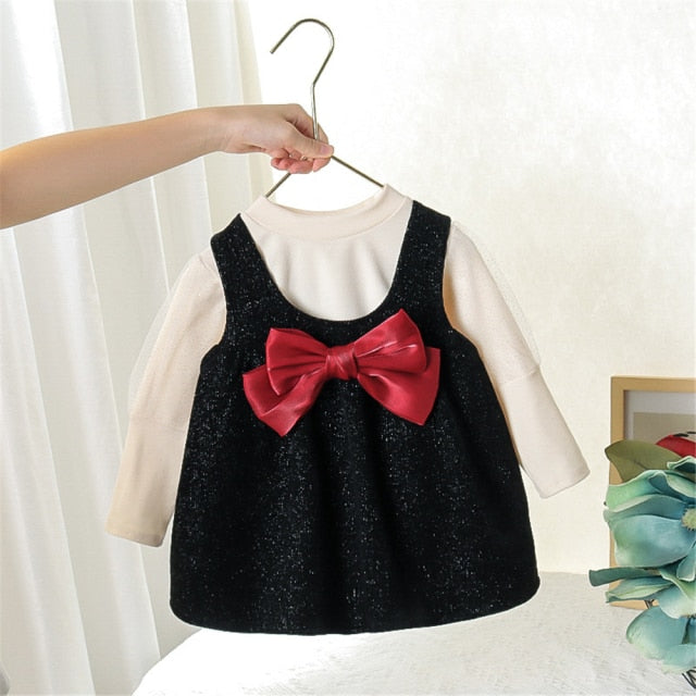 Newborn Baby Girls Dress Clothes Baby Dresses for Girls Long Sleeve 1st Birthday Clothing Outfits Toddler Girl Clothes-Dollar Bargains Online Shopping Australia