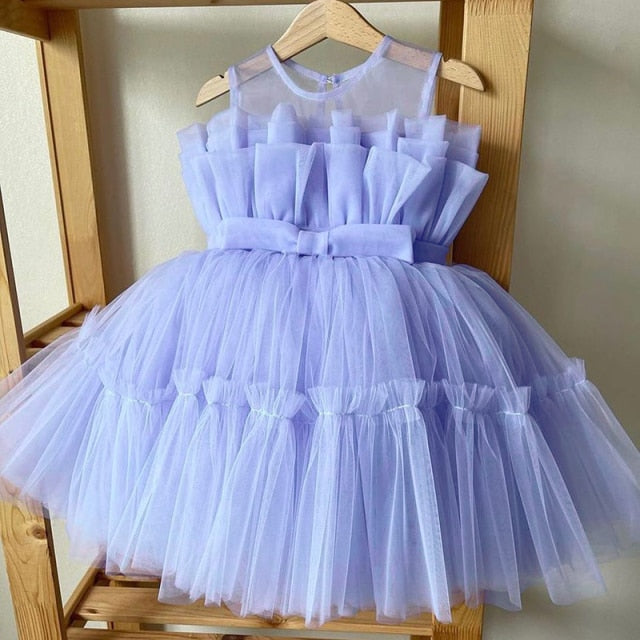 Toddler Girls Tulle Dress Kids Baby Girl Christmas Princess Dresses Wedding and Evening Robes Children 2022 New Year Clothes-Dollar Bargains Online Shopping Australia