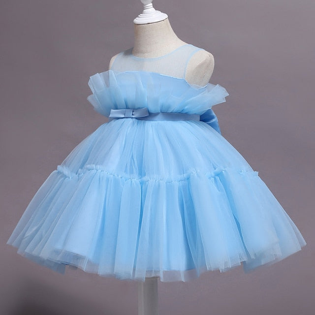 Toddler Girls Tulle Dress Kids Baby Girl Christmas Princess Dresses Wedding and Evening Robes Children 2022 New Year Clothes-Dollar Bargains Online Shopping Australia