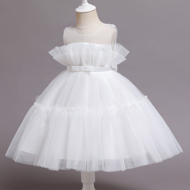 Toddler Girls Tulle Dress Kids Baby Girl Christmas Princess Dresses Wedding and Evening Robes Children 2022 New Year Clothes-Dollar Bargains Online Shopping Australia