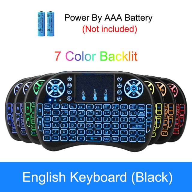 i8 Wireless Keyboard Russian English Hebrew Version i8+ 2.4GHz Air Mouse Touchpad Handheld for Android TV BOX Mini PC-Dollar Bargains Online Shopping Australia